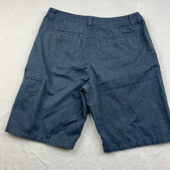 O'Neill Men's Contact Twill Chino Shorts Flat Front‎ Blue Size 32 - Picture 8 of 10